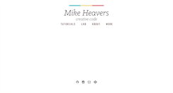 Desktop Screenshot of mikeheavers.com