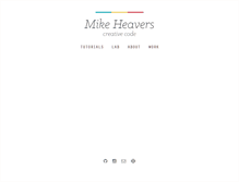 Tablet Screenshot of mikeheavers.com